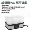 LEM Products 5-Tray Digital Dehydrator, Plastic and Stainless Steel, Black