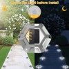 T-SUN 8PACK Outdoor Solar Deck Lights LED Dock Waterproof Light