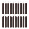 Biedermann & Sons 20 Count Chime Candles, Brown