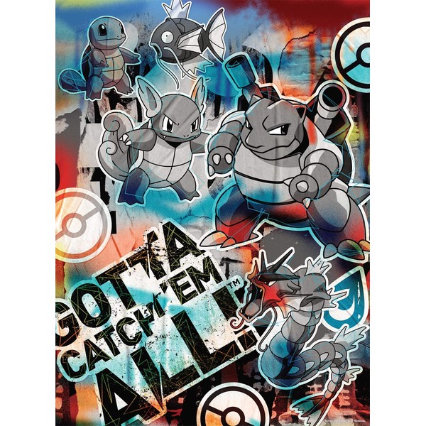 Buffalo Games - Pokemon - Squirtle Evolution Graffiti - 1000