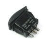 MOMENTARY RH Tilt Rocker Switch SPDT 20A 12VDC (ON) Off