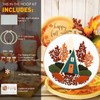 5 Sets Fall Embroidery Kit for Beginners Adults Embroidery Starter