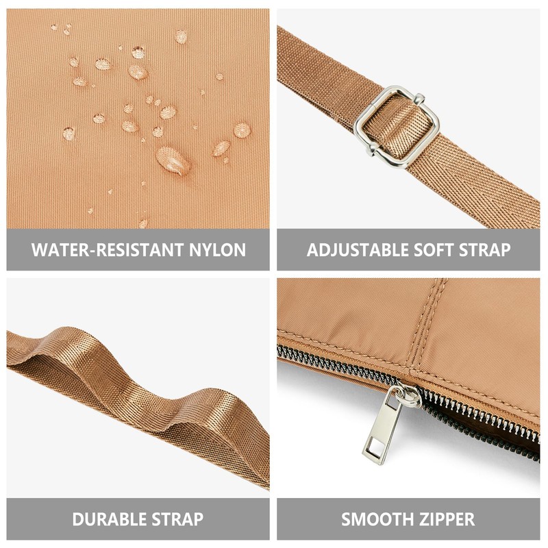 WESTBRONCO Crossbody Bag for Women Vegan Leather Wallet Purses Satchel