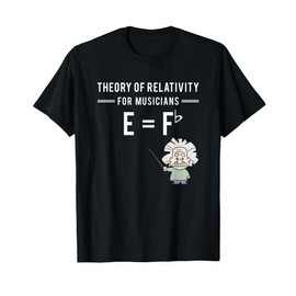 Theory Of Relativity For Musicians Classical Music Gift Idea T-Shirt