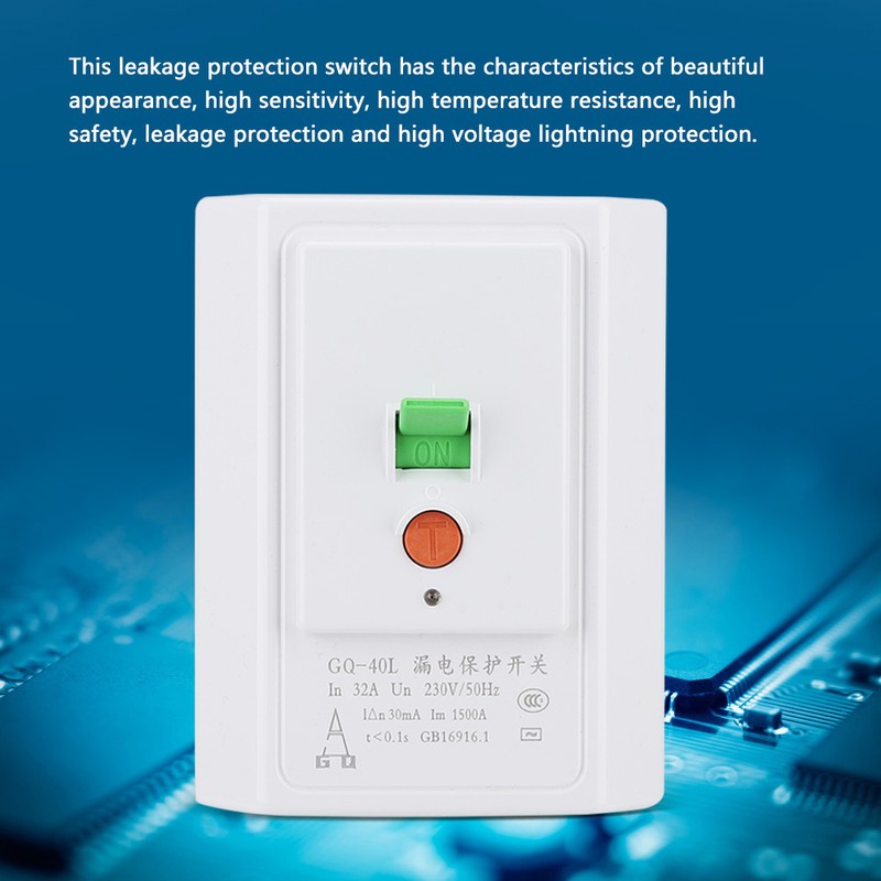 Air conditioning Leakage Protection Switch 32A Air Conditioner Accessaries