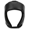 Boxing Helmet PU Leather Adjustable Head Guard Sanda Kickboxing Training