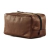 Jost Malmö Leather Toiletry Bag 22 cm, Cognac