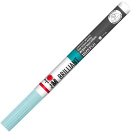 Marabu Brilliant Painter Tip Marker Pen, Aquamarine, 1.2 x 14.4 x 1.2 cm