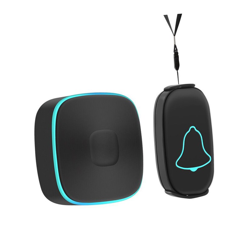 Wireless Doorbell Waterproof with 1 Transmitter and 1 Receiver One