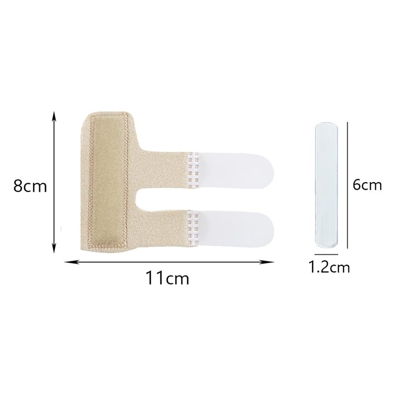 TRKETK Pack of 3 Finger Splints, Finger Smoother Adjustable Trigger