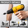 2 Pcs Keyless Drill Chuck Conversion Tool 0.3-3.6mm/0.3-6.5mm, 1/4 Inch