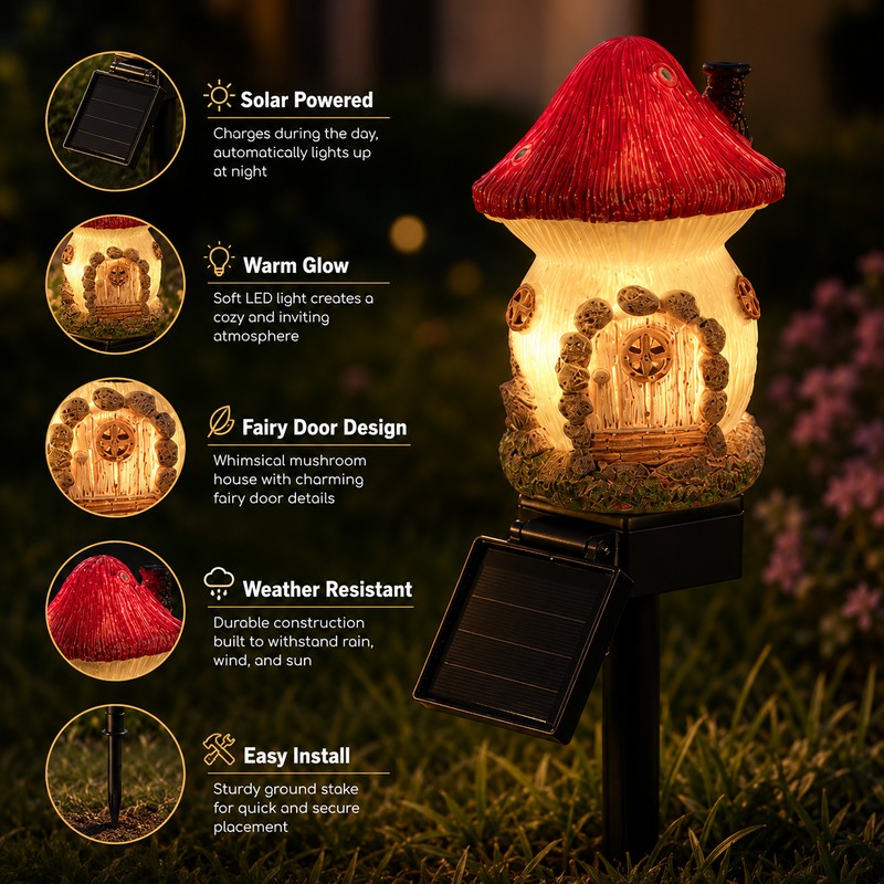 Solar Owl Garden Light for Outdoor Decor – LED Animal