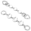 2Pcs Purse Extender Chain Silver Bag Extender Chain Purse Strap