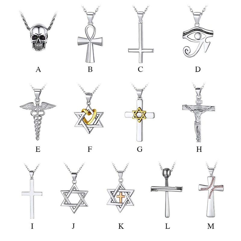 ChicSilver Skull Necklace Men's Sterling Silver 925 Hypoallergenic Women's Pendant