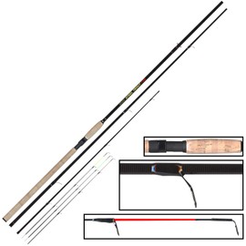 FTM Steel Trout FXR 3.60 m 6-25g - Trout Rod for Sbirolino Fishing, Sbirolino Rod for Trout Fishing, Fishing Rod for Trout, Towing Rod for Sbirolinos and Bombards