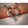 Baldur Jewelry - BFF Double Dragon Heart Necklace for Couples