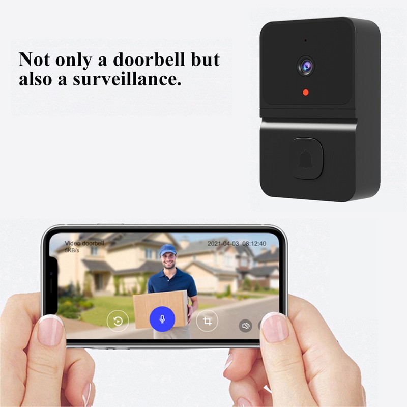 Smart Wireless Remote Video Doorbell WiFi Camera Intercom Doorbell with