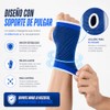 2 Piezas Kynex Sport Muñequera Deportiva con Soporte de Pulgar,