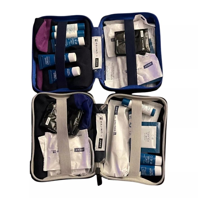 United Airlines Away Polaris Business Class Amenity Kit Toiletries Skincare