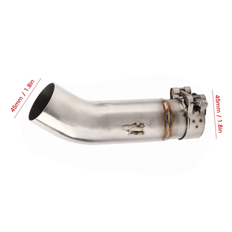 Motorcycle Exhaust Connecter Half MidPipe Fits for Suzuki GSXR 600