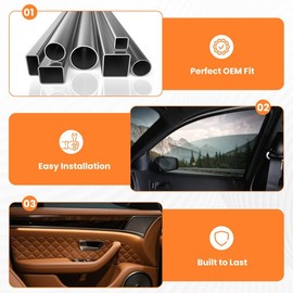 Front Right Passenger Side Power Window Lift Regulator Without Motor Compatible with Dodge Grand Caravan, Ram C/V, Chrysler Town & Country, Volkswagen Routan, Replace for 749-509 68030654AA