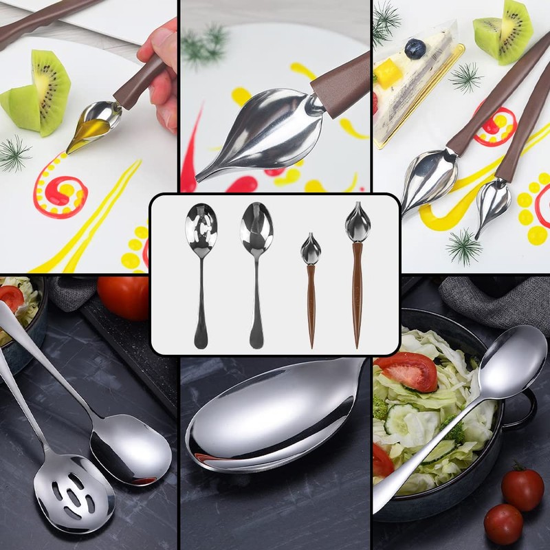 DUEBEL 13 Piece Professional Chef Culinary Plating Kit - Stainless