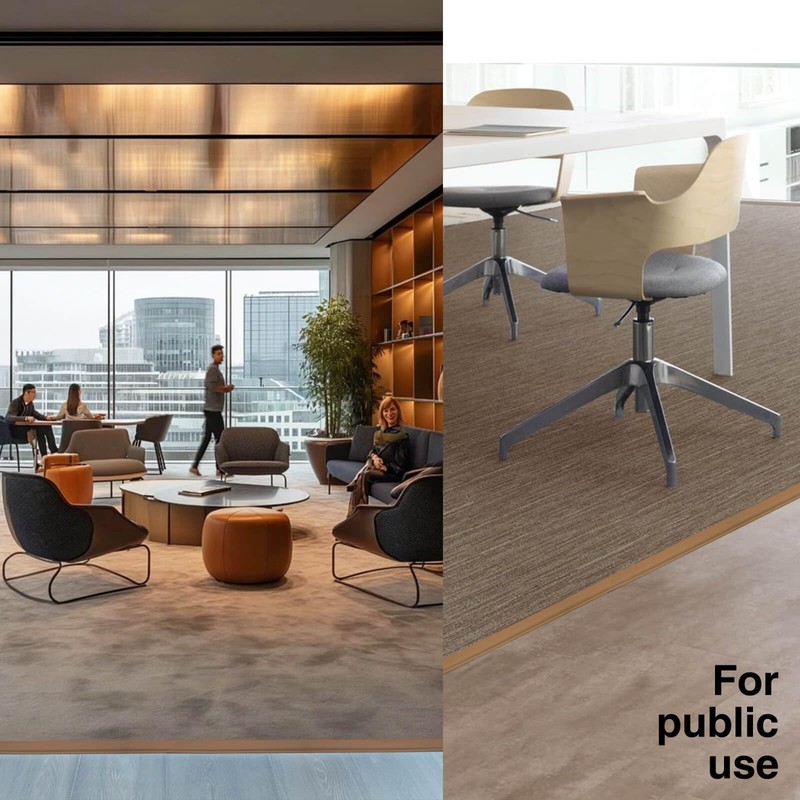 Flexible PVC Carpet Edge Trim Strip, Self Adhesive, Cuttable Carpet
