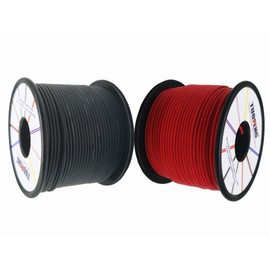 TUOFENG 18 awg Electrical Wire 300 Feet [150 ft Black and 150 ft Red] Wire - 18 Gauge Silicone Wire Hook Up Wire Cable - Flexible Silicone Tinned Copper Wire