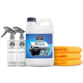 Chemical Guys HOL414 Total Interior Cleaner and Protectant, Refill Kit With 2 Dilution Bottles & 3 Premium Microfiber Towels (Safe for Cars, Trucks, SUVs, Jeeps, Motorcycles, RVs & More) 64 fl oz