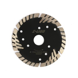 Diamond Saw Blade 4.5" Inch Turbo Diamond Segments Blade for Marble Granite Stone Pavers Concrete Wet/Dry Cutting