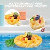 Pineapple 7 Holes Drink Holder Pool, yisight Drink Holder, Pool