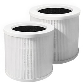 A1 A1W Replacement Filter Compatible with VEWIOR Air Purifier HQSC-50, HQKJ-80, AMEIFU AP01W, KOIOS HQKJ-50 Air Purifier, 3-in-1 Air Filter, 2 Pack
