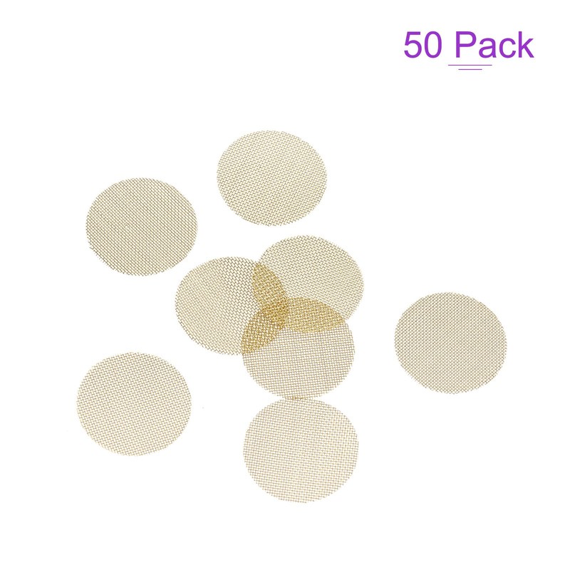 DMiotech 50pcs Brass Pipe Screen for 20mm Pipe Filter