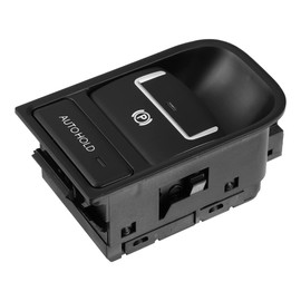 X AUTOHAUX Car Hand Brake Button Parking Switch Electric Handbrake Switch for Volkswagen Tiguan 2009-2018 5N0927225A Black