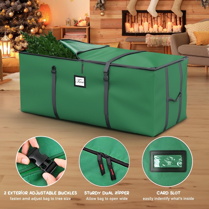 Mrrihand Christmas Tree Storage Bag, Large Artificial Christmas Tree, 9