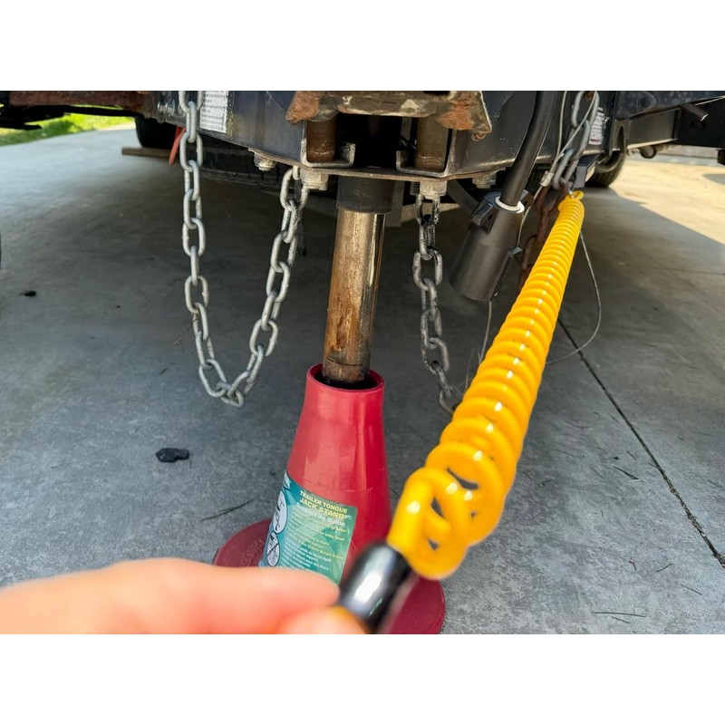 MECMO Breakaway Trailer Cable 6FT, Trailer Brake Safety Cable Heavy