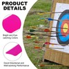 sourcing map Arrow Vanes Arrow Fletching 4" Shield Shape Turkey