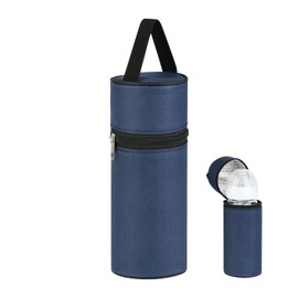 Beautyflier Insulated Baby Bottle Tote Bags, Portable Breastmilk Baby Bottle Cooler Storage, Travel Carrier Bag for Dr. Brown’s Natural Narrow Baby Bottles 2oz, 4oz, 8oz, 9oz (Deep Blue)