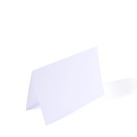 Vaessen Creative Blank Folding Cards DIN Small White Pack of 25 Matching Envelopes Available