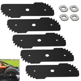 LIZEWEI 5 Pcs 7-1/2-inch Edge Hog Heavy-Duty Edger Blade Compatible with Black Decker LE750, LE710, LE760 Replace EB-007, High Temperature Quenching Process