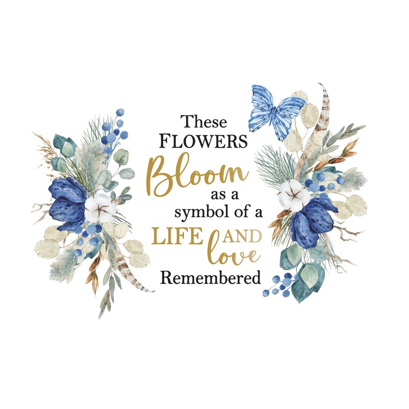 Lillian Rose Crackle Glass Memorial Flower Vase with Sympathy Verse