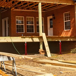 2 PCS Adjustable House Jacks Post for Leveling, 19"- 36"(1'7"-3') Floor Joist Support Jack for Basement and Crawl Space, 4400 lbs Max Load Capacity(Each), Galvanized Steel, Red