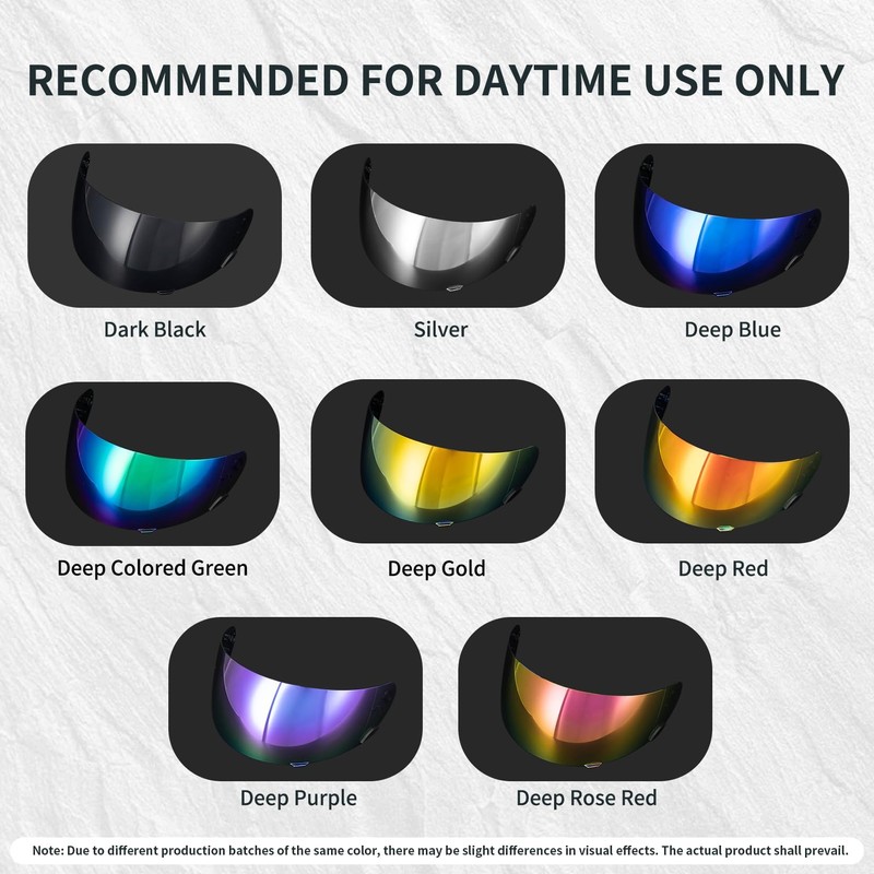 psler Qualifier Visor- Qualifier Helmet Visor Motorcycle Face Shield Accessories
