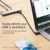 UseBean Right Angle USB C Extension Cable 6FT, 90 Degree