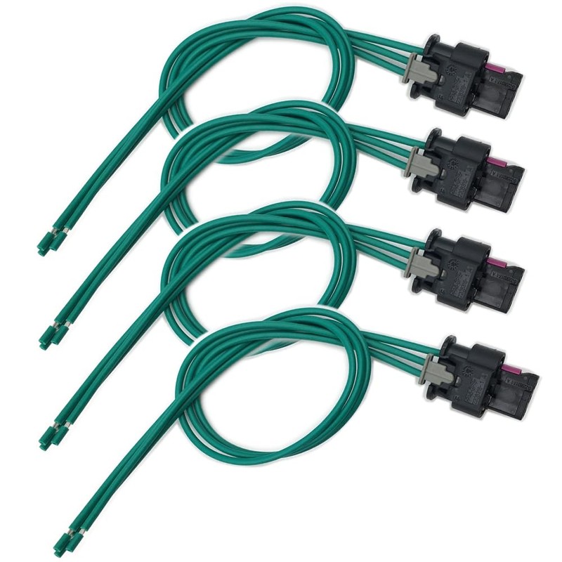 LIZAPUS 4pcs Parking Aid Sensor Connector Harness Pigtail Compatible with