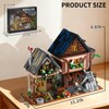 BNG Medieval Cabin Building Set, House Building Block Set with