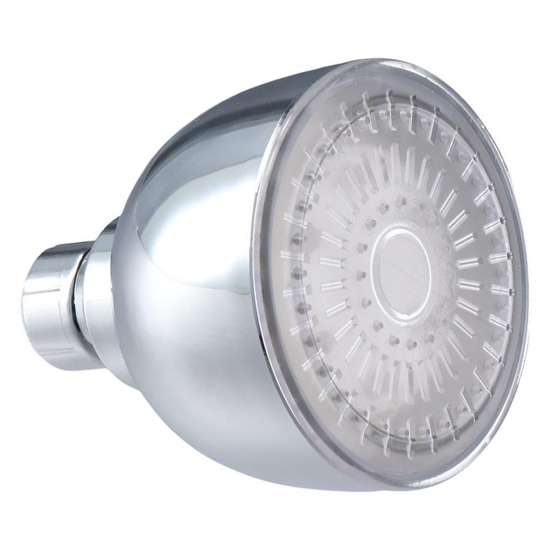 Urjumpea LED Shower Head, 7 Color Lights Automatically Change Fixed