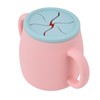 Silicone Toddler Cup Drop Proof Portable Baby Training Cup with