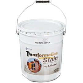 Sashco Transformation Log and Timber Stain, 1 Gallon Pail, Red Tone Medium (Pack of 1)