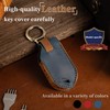 Riasot for Kia Leather Key Fob Cover with Keychain Compatible